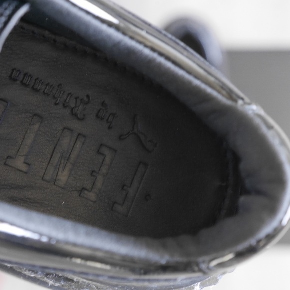 FENTY x Puma black patent leather point toe platform creepers - Picture 6 of 9